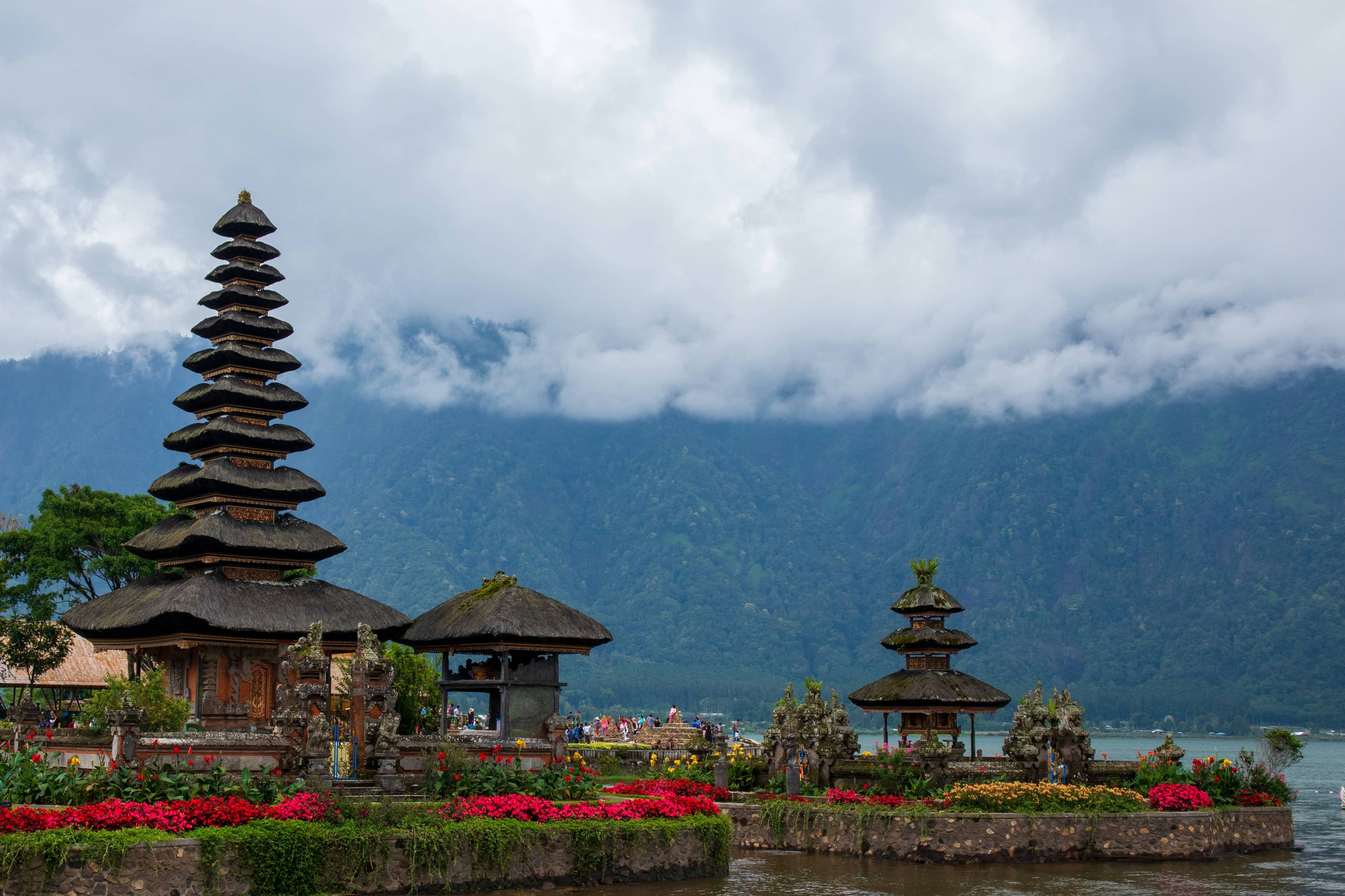 Pura Ulun Danu Beratan lake temple, Bedugul, Bali